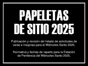 Papeletas de Sitio 2025