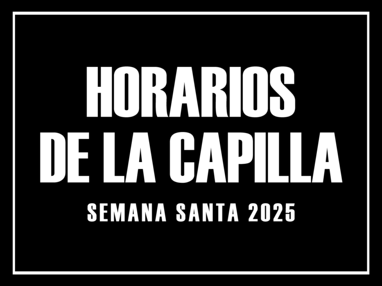 HORARIOS SEMANA SANTA 2025 LOS PANADEROS