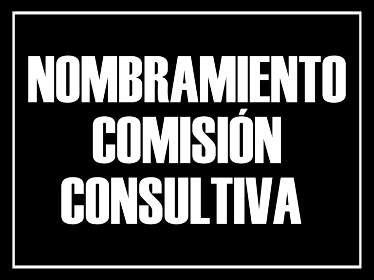 Nombramiento Comisión Consultiva Hdad Panaderos (Sevilla)