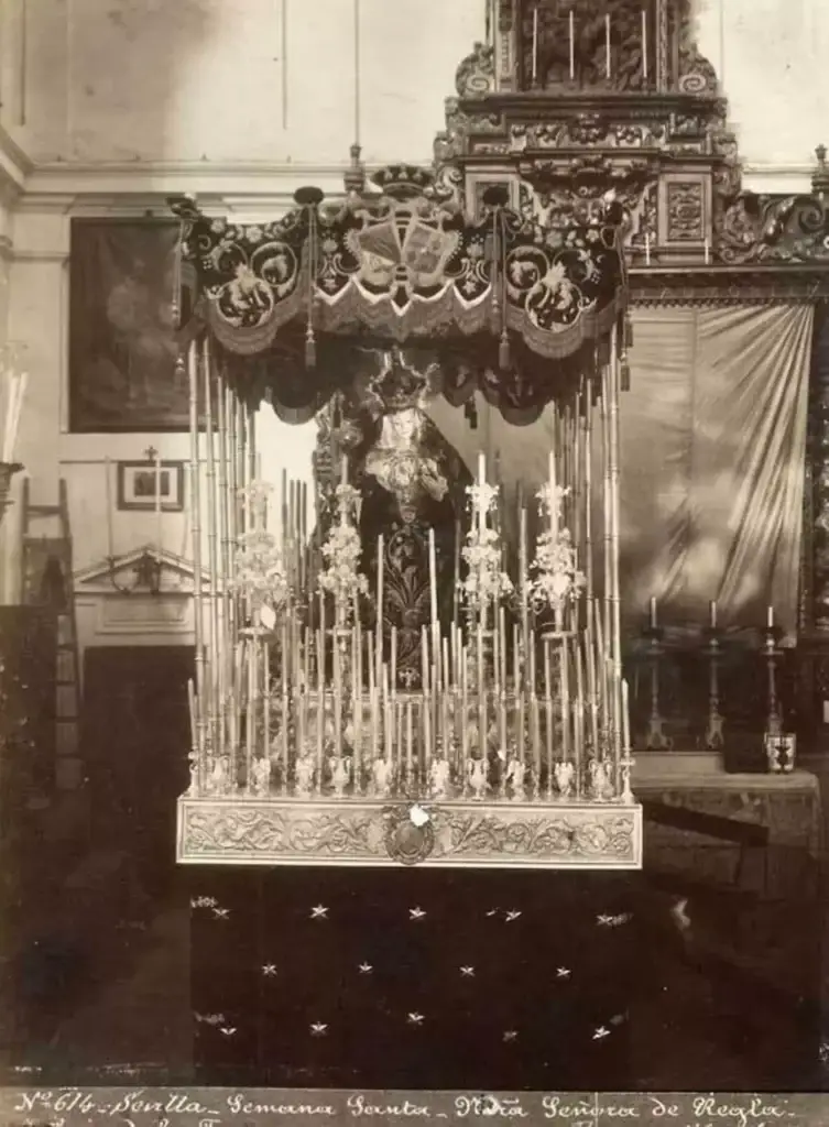 Virgen de Regla en los Terceros 1900